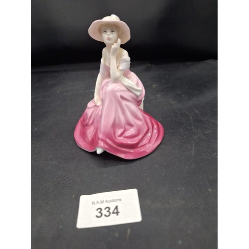 334 - Coalport 5” figure in love