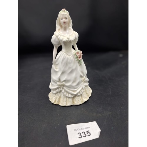 335 - Coalport 6” figure special day