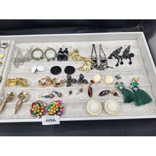 449A - Huge tray of f+v earrings