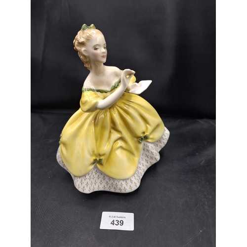 439 - Royal Doulton figure 8” last waltz HN2315