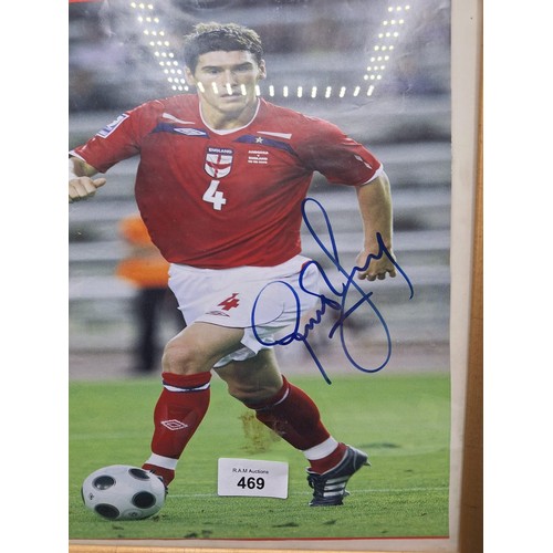 469 - Signed Gareth Barney England by hand