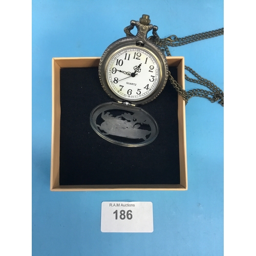 186 - Pigs pocket watch