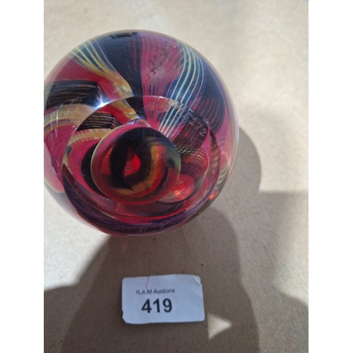 419 - Caithness paper weight