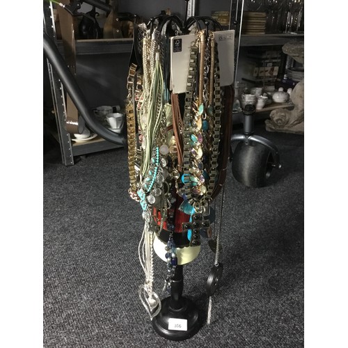 366 - Stand of Fashion and Vintage Necklaces (super lot)