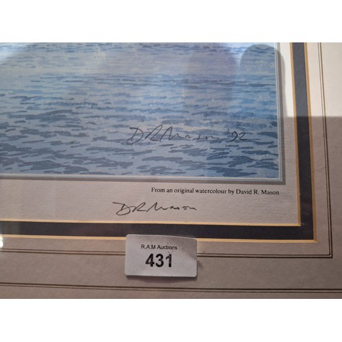 431 - Limited Edition 330 of 500 Hand Signed Print By D R Mason 