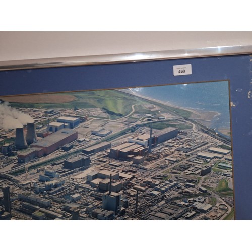 469 - BNF Ltd Framed Display Pictures Of Sellafield and Systems 3.5ft x 3ft Approx