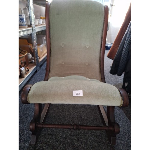 562 - Vintage Child Rocking/Nursing Chair