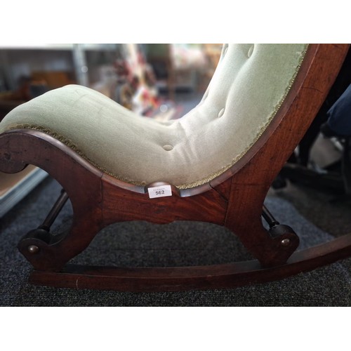 562 - Vintage Child Rocking/Nursing Chair