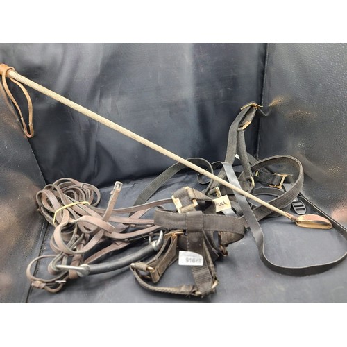 916 - Horse Tack x2 and a Whip