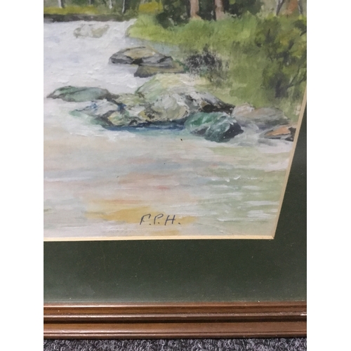 136 - Watercolour Painting Signed F.P.H.