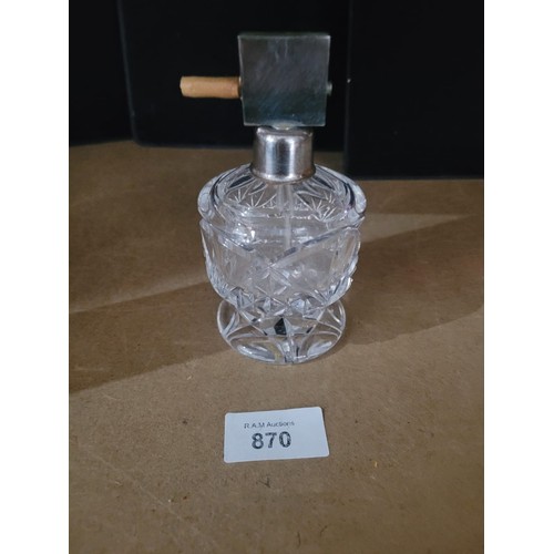 870 - Antique/Vintage Perfume Bottle