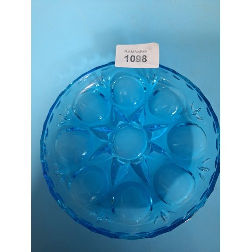 1098 - Super Blue Uranium Dish Tested (see photos)