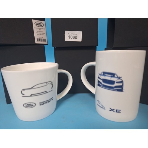 1060 - New In The Box Exclusive Mugs Designed For Jaguar-Landrover x2