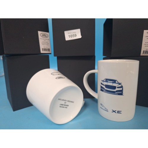 1059 - New In The Box Exclusive Mugs Designed For Jaguar-Landrover x2