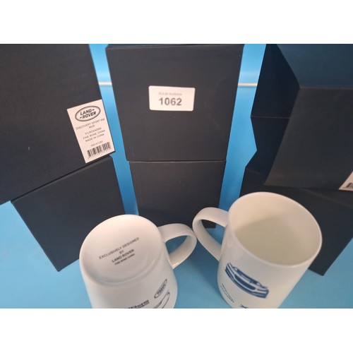 1062 - New In The Box Exclusive Mugs Designed For Jaguar-Landrover x2