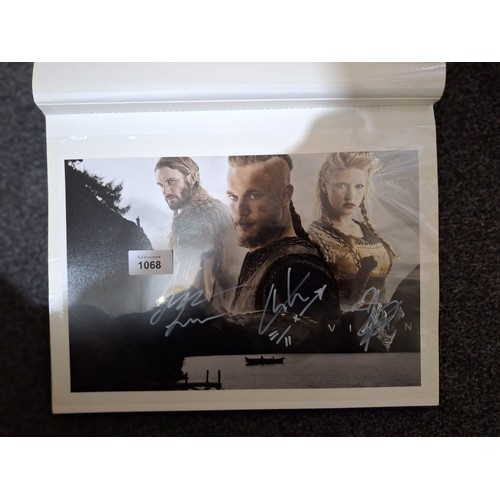 1068 - Signed Cast Picture From Vikings TV Series With Certificate of Authenticity