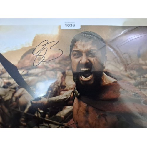 1036 - Hand Signed Picture of Gerald Butler 