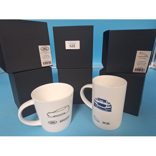 522 - New In The Box Exclusive Mugs Designed For Jaguar-Landrover x2