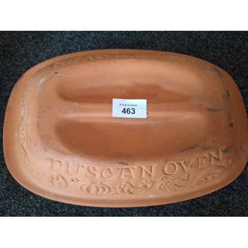 463 - Tuscan Oven Earthenware Extra Large 14”x8”