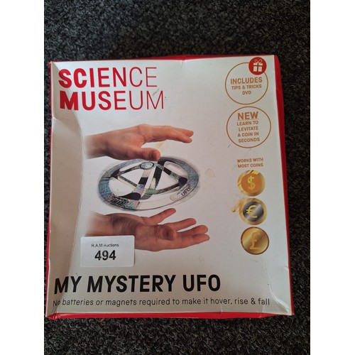 494 - Science Museum Mystery Ufo Levitate a Coin Trick