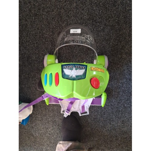 489 - Buzz Lightyear Space Helmet with Sounds