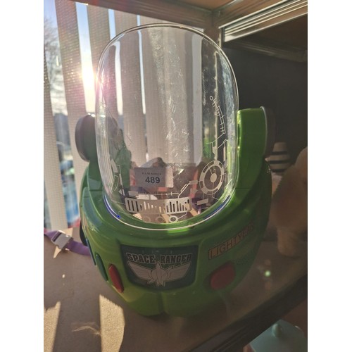 489 - Buzz Lightyear Space Helmet with Sounds