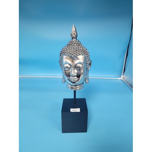 221 - Buddha Head on a Stand 16” to 18”