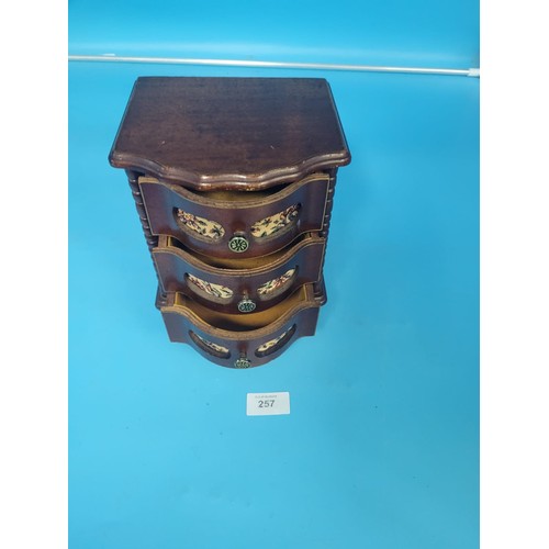 257 - Chinese Musical Jewellery Box