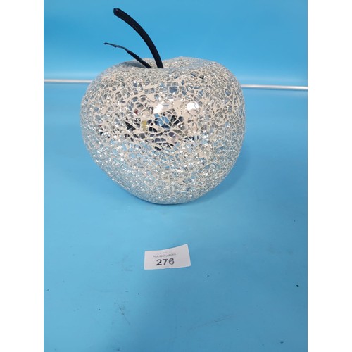 276 - Gypsy Crystal Mirror Apple 9”x 8”