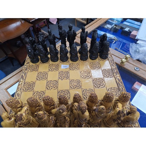 1084 - Ancient Greek Mythological Chess Set