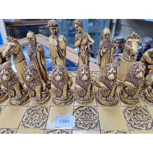 1084 - Ancient Greek Mythological Chess Set