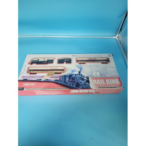 335 - New In The Box Train Set By Railking Intelligent Classic Train With Lights, Noise and Smoke