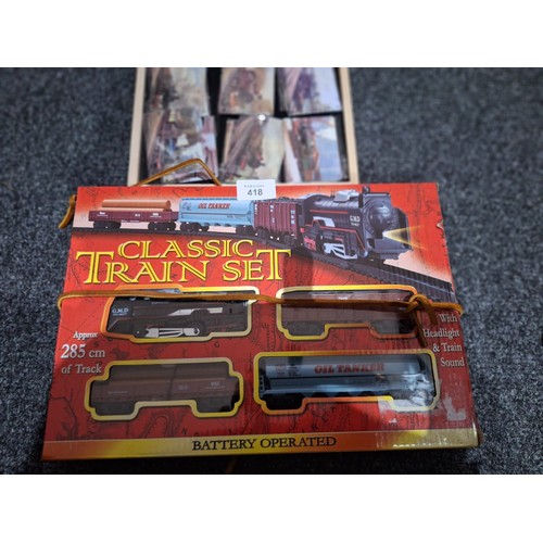 418 - Super Atlas Collectable Train Pack, Classic Trains Book, I Spy On a Train Book and a Classic Train S... 