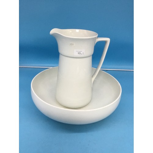 13 - Large Cream Jug and Bowl