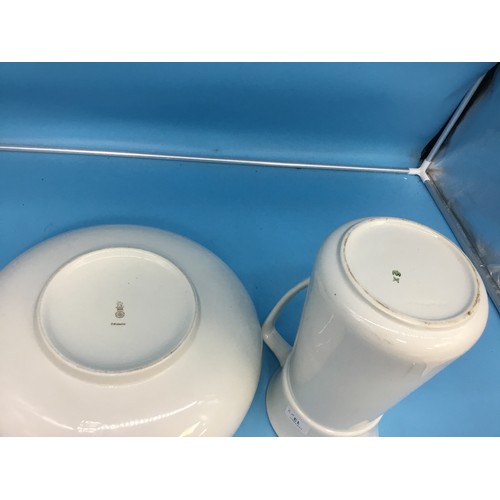 13 - Large Cream Jug and Bowl