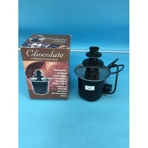 28 - Chocolate Fondue Fountain