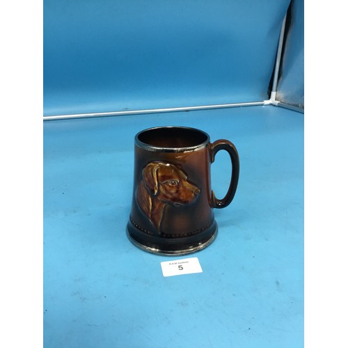 5 - Sylvac Labrador Tankard