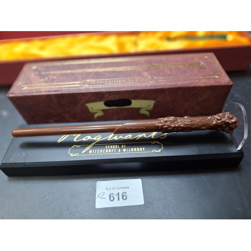 616 - Boxed Harry Potter Levitating Wand and One Other