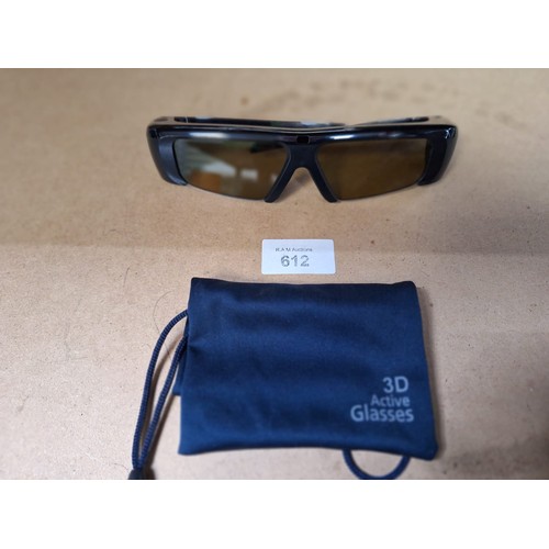 612 - Samsung 3D Active Sunglasses In a Pouch RRP £179.00