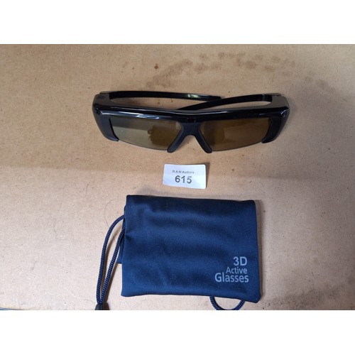 615 - Samsung 3D Active Sunglasses In a Pouch RRP £179.00