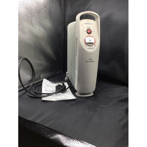 36 - Mini Oil Heater for Greenhouse/Conservatory Etc.