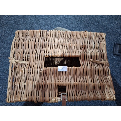 45 - Vintage Fishing Basket