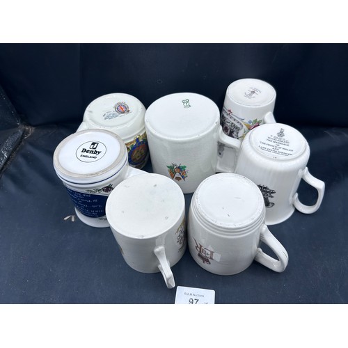 97 - Royal Family Mugs x7