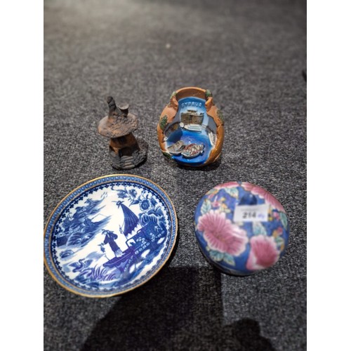 214 - Vintage Pottery To Include Chinese and Others