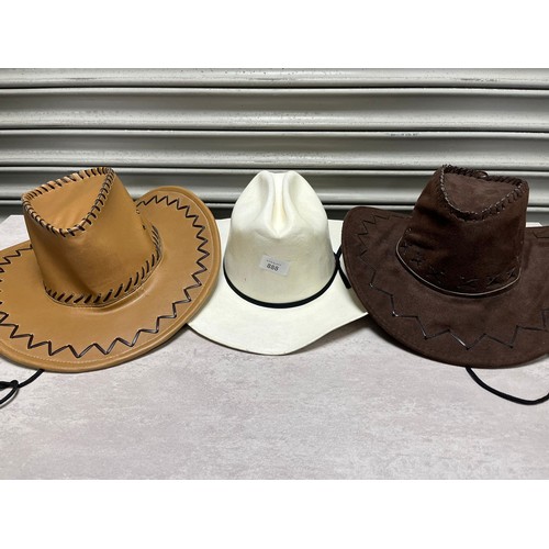 888 - Mexican Hats x3 To Include Appaloosa and 2 Hides