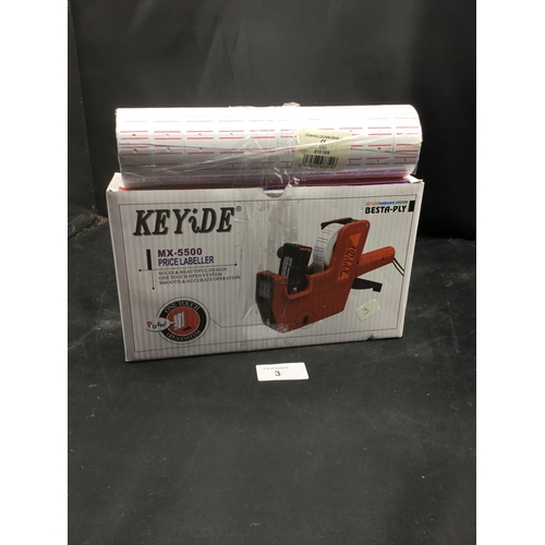 3 - Keyide Pricing Gun with 1000 Labels