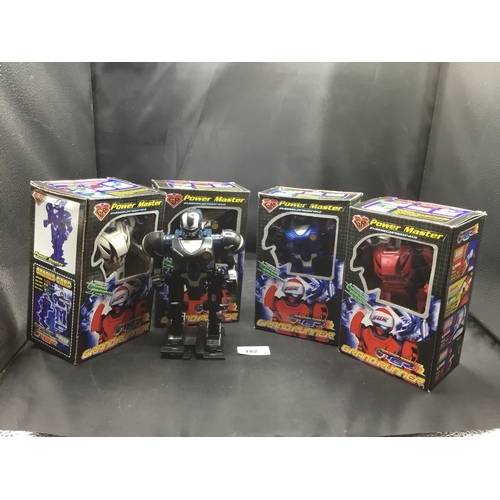 182 - Power Master Walking Robots x 4