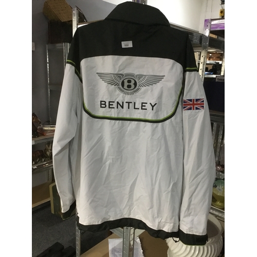 552 - Bentley Coat Size XXL