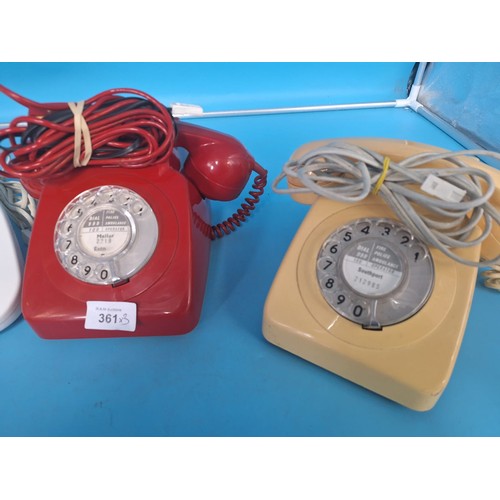 361 - Vintage/Retro BT Phones x3