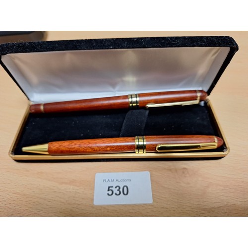 530 - Vintage/Retro Boxed German Fountain Pen Set